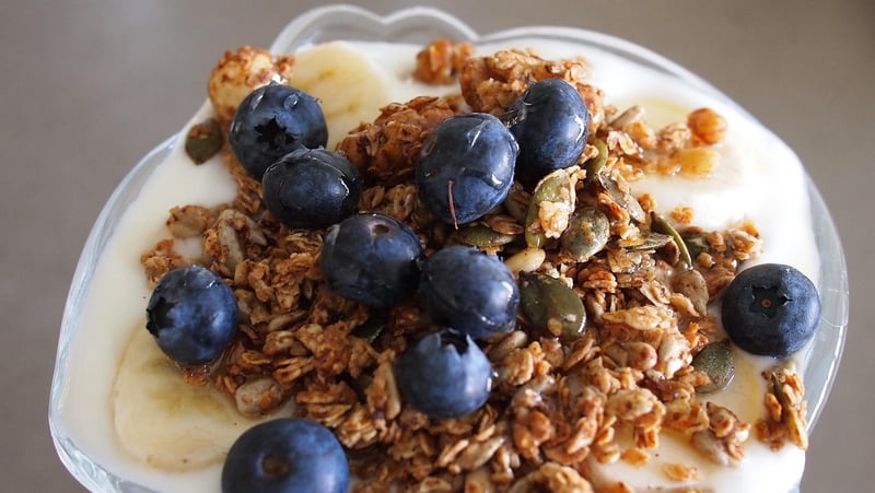 Fruit and Nut Yogurt Parfait
